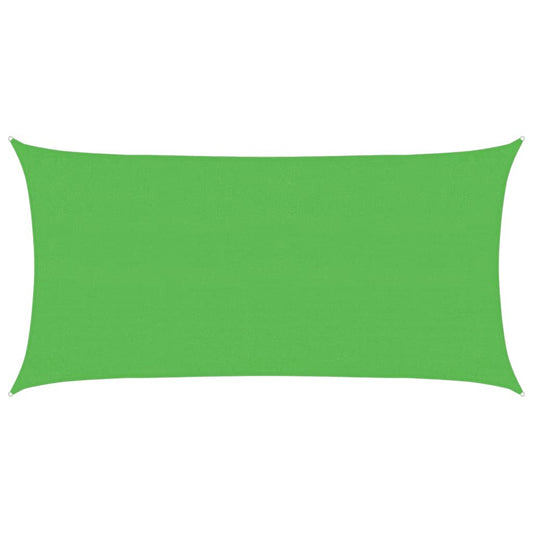 Vidaxl Toldo De Vela Hdpe Verde Claro 160 G/m² 3x6 M_0
