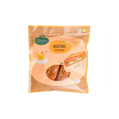 Baguetina de trigo sarraceno BIO Sin Gluten Zealia 250 gr