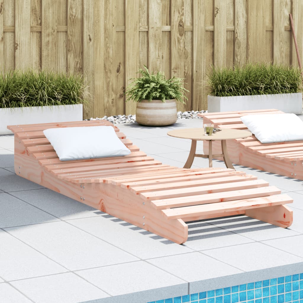 Tumbona De Madera Maciza Douglas 205x70x31,5 Cm / Vetonek_3