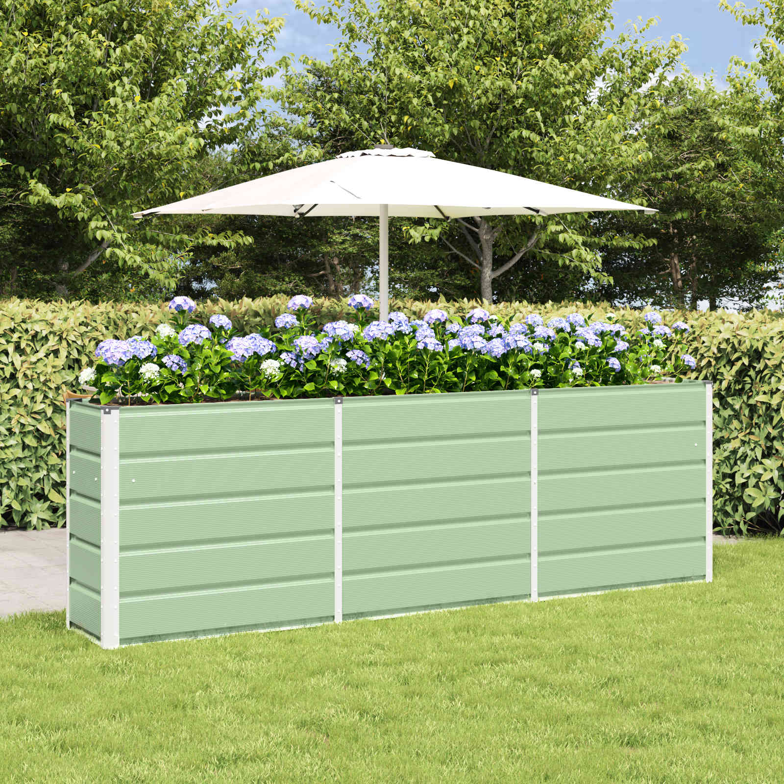 Jardinera Verde 240 X 40 X 75 Cm Acero_1