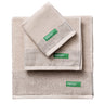 Set 3pcs Toallas De Baño (30x50+50x90+70x140cm) 450 Gsm 100%algodon Beige Casa Benetton