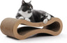 Rascador Para Gatos Con Forma De Infinito, Cartón Corrugado, Reversible