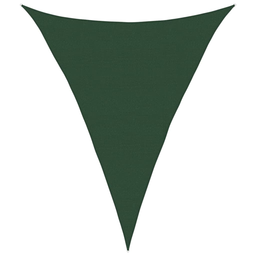 Vidaxl Toldo De Vela Verde Oscuro Hdpe 160 G/m² 5x6x6 M_0