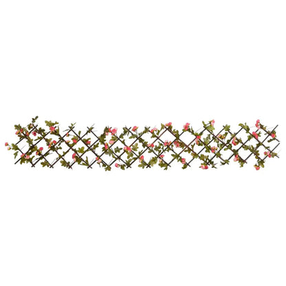 Enrejado Expansible Hiedra Artificial Rosa 5 Uds 180x20 Cm / Vetonek_1