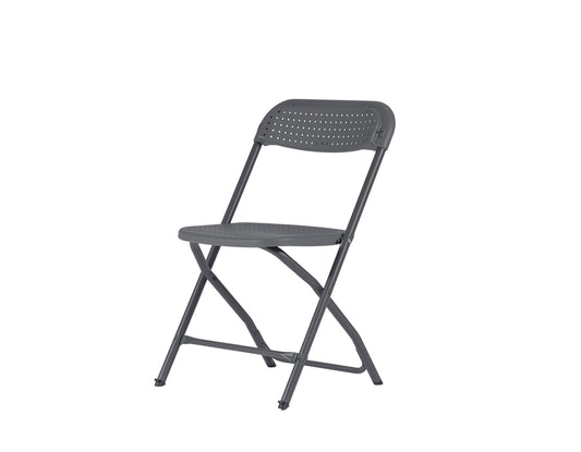Zown Set 4 Sillas Plegables Eventos Big Alex Shark Grey Polipropileno_0
