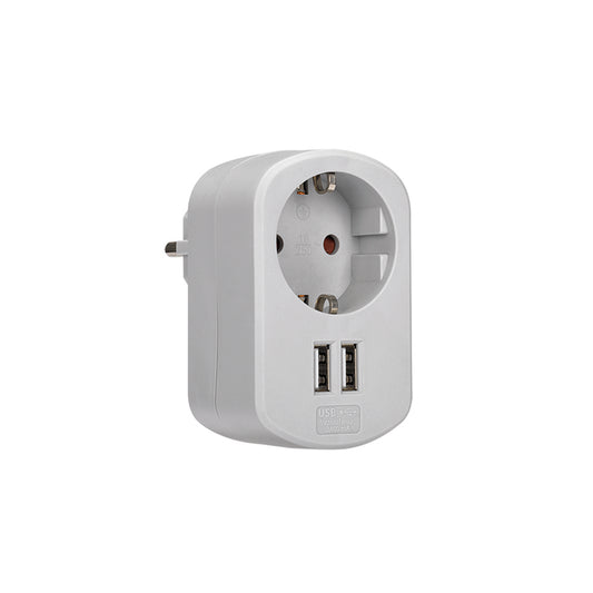 Adaptador Combi 16a + 2usb2,4a Gr Simon_0