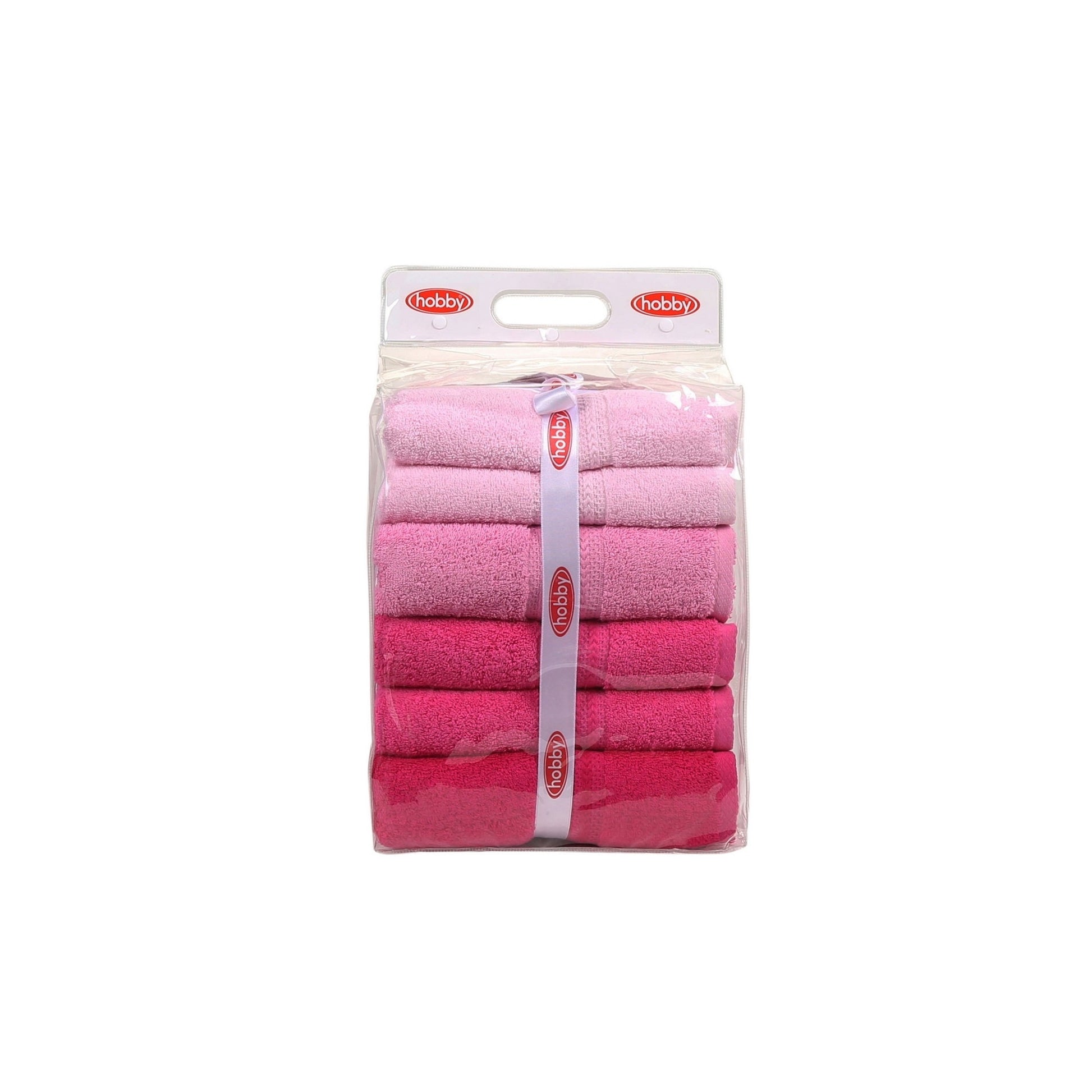 Juego De Toallas De Baño (4 Piezas) Rosa Claro, Rosa, Rosa Palo, Fucsia_3