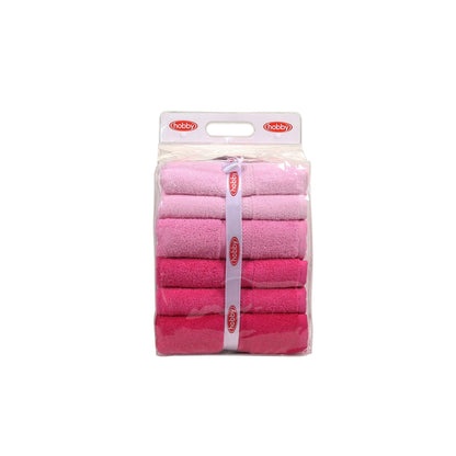 Juego De Toallas De Baño (4 Piezas) Rosa Claro, Rosa, Rosa Palo, Fucsia_3