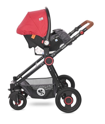 Carrito De Bebé Trío Alexa Cherry Red_4