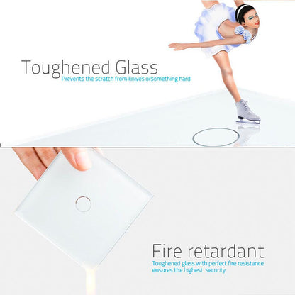 Frontal 2x Cristal Blanco, 1 Hueco + 1 Botón_3