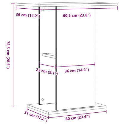 Vidaxl Soporte Para Acuario Madera Ingeniería Envejecida 36x75x72,5 Cm_2