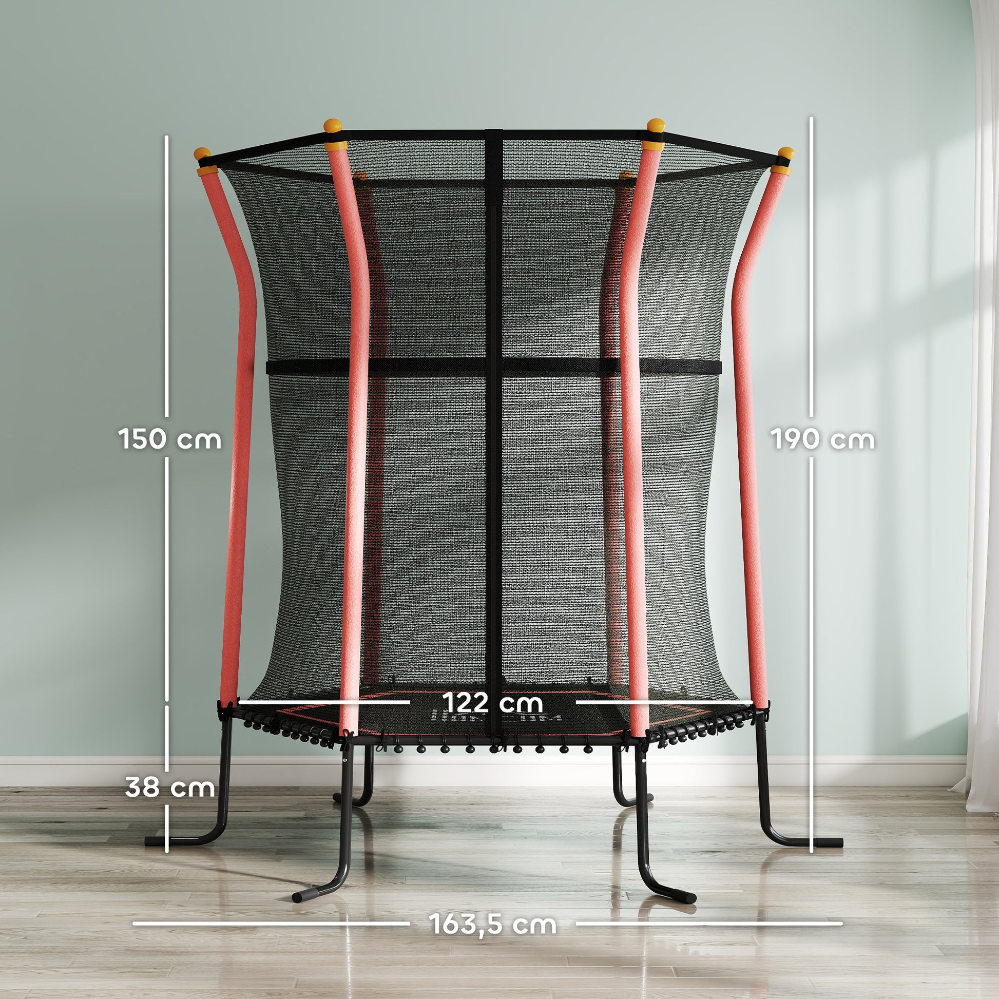 Homcom Cama Elástica Infantil De Jardín Ø163_2