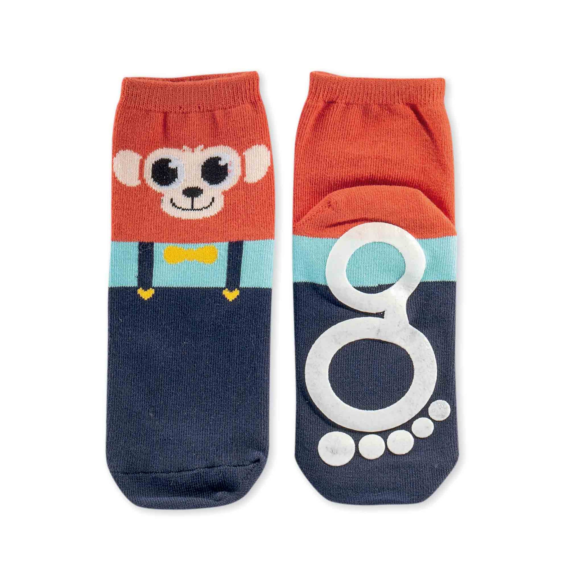 Calcetines Antideslizantes Para Bebés, Niños Y Adultos Monkey Bigtoes Socks 12 Meses_0