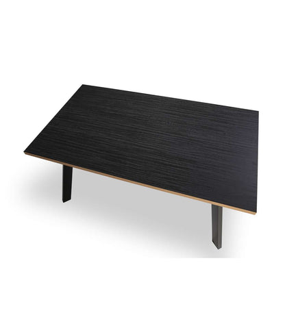 Mesa Comedor Rectangular Duna Acabado Bocamina/nogal, 78.5cm(alto) 160cm(ancho) 90cm(largo_2
