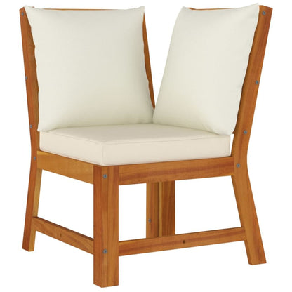Vidaxl Juego Comedor Jardín Y Cojines 7 Piezas Madera Maciza Acacia_4