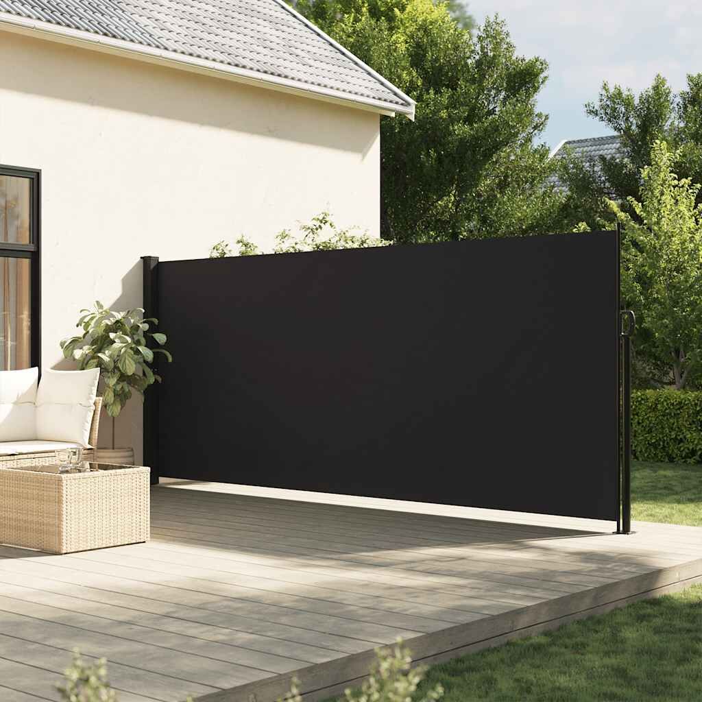 Vidaxl Toldo Lateral Retráctil Negro 180x300 Cm_1