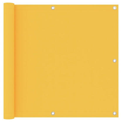 Vidaxl Toldo Para Balcón Tela Oxford Amarillo 90x600 Cm_0