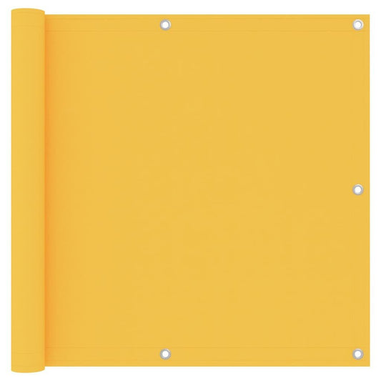 Vidaxl Toldo Para Balcón Tela Oxford Amarillo 90x600 Cm_0