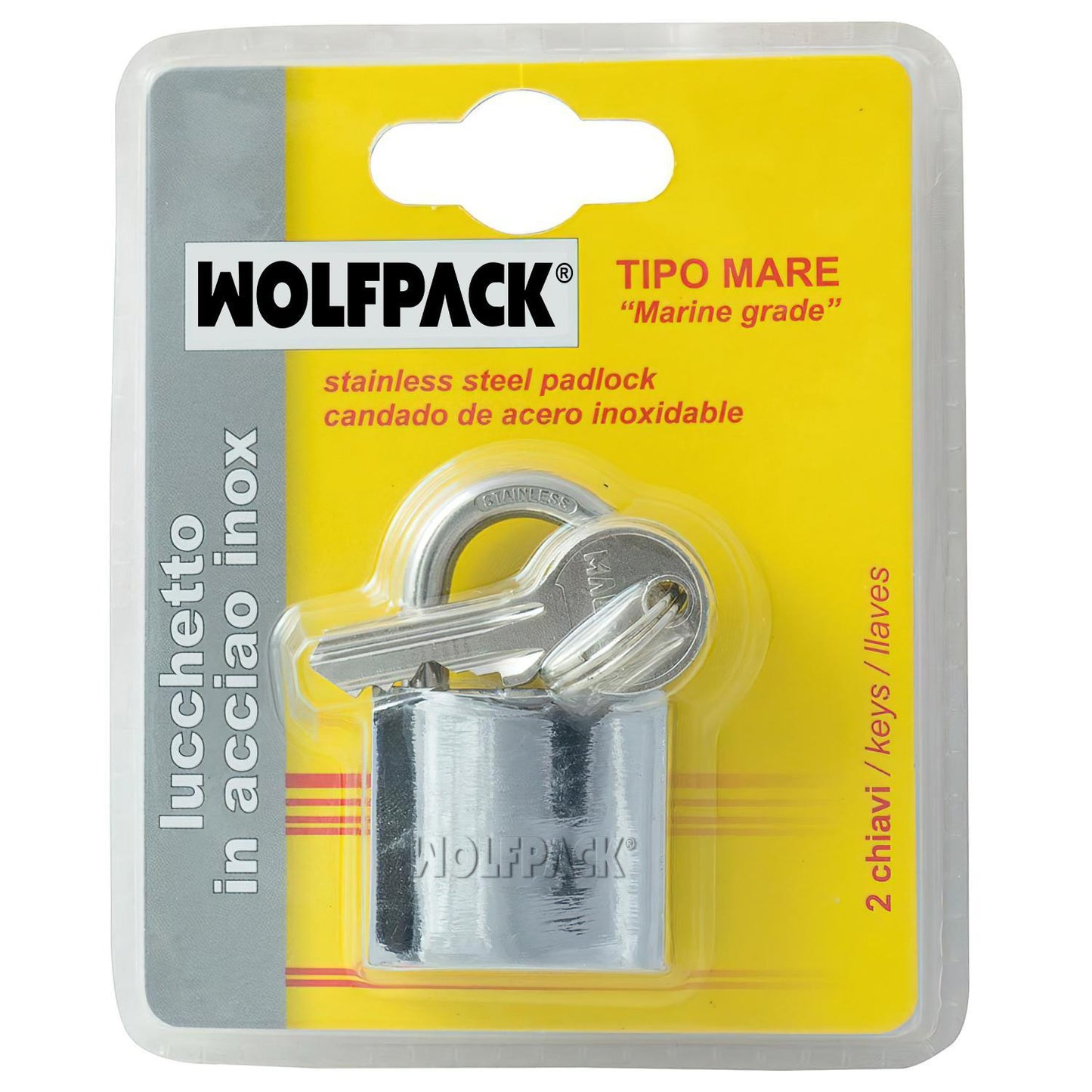 Candado Inoxidable Arco Normal  30mm.