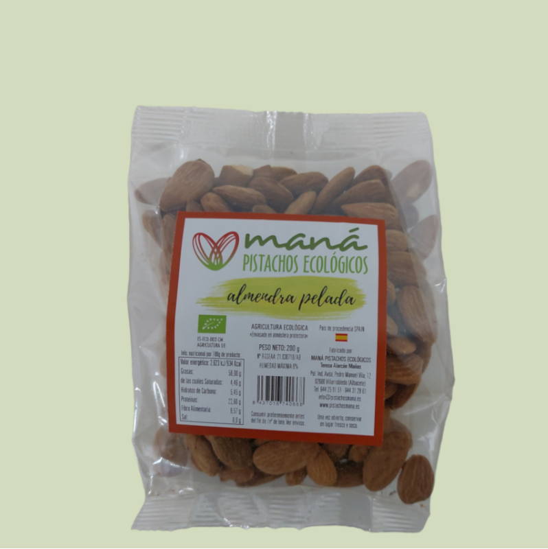 Almendra Pelada Natural 200 Gramos_0