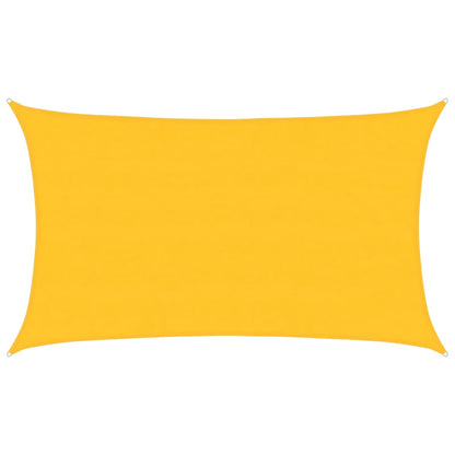 Vidaxl Toldo De Vela Rectangular Hdpe Amarillo 160 G/m² 5x8 M_0