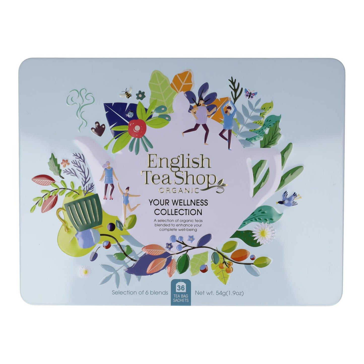 Lata colección Wellness 36 bolsitas Té English Tea Shop 54 g