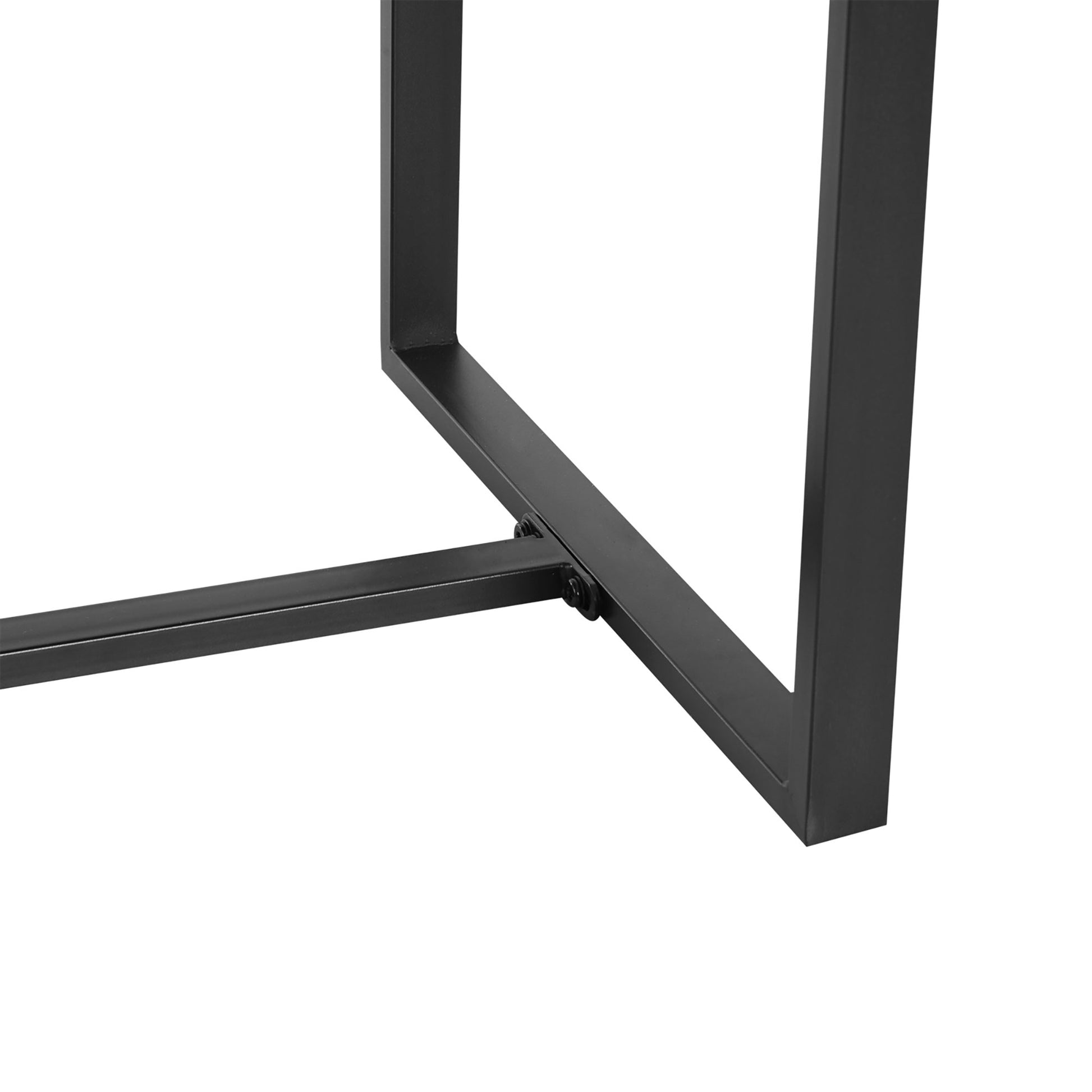 Outsunny Conjunto De Mesa Y Sillas De Jardín Para Exterior De 3 Piezas Negro_4