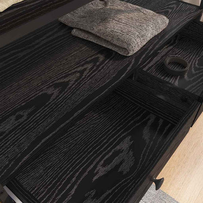 Armario Roble Negro 89 X 39 X 184.5 Cm Madera Contrachapada_3