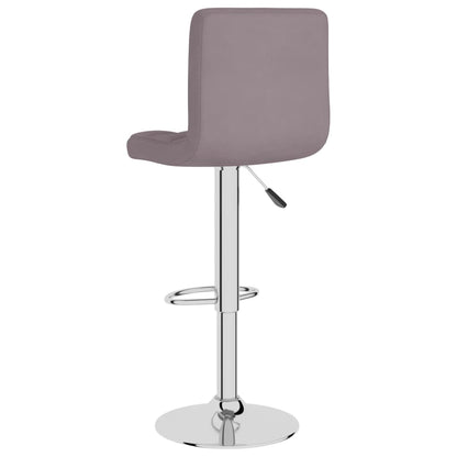 Taburete De Cocina Tela Gris Topo_3