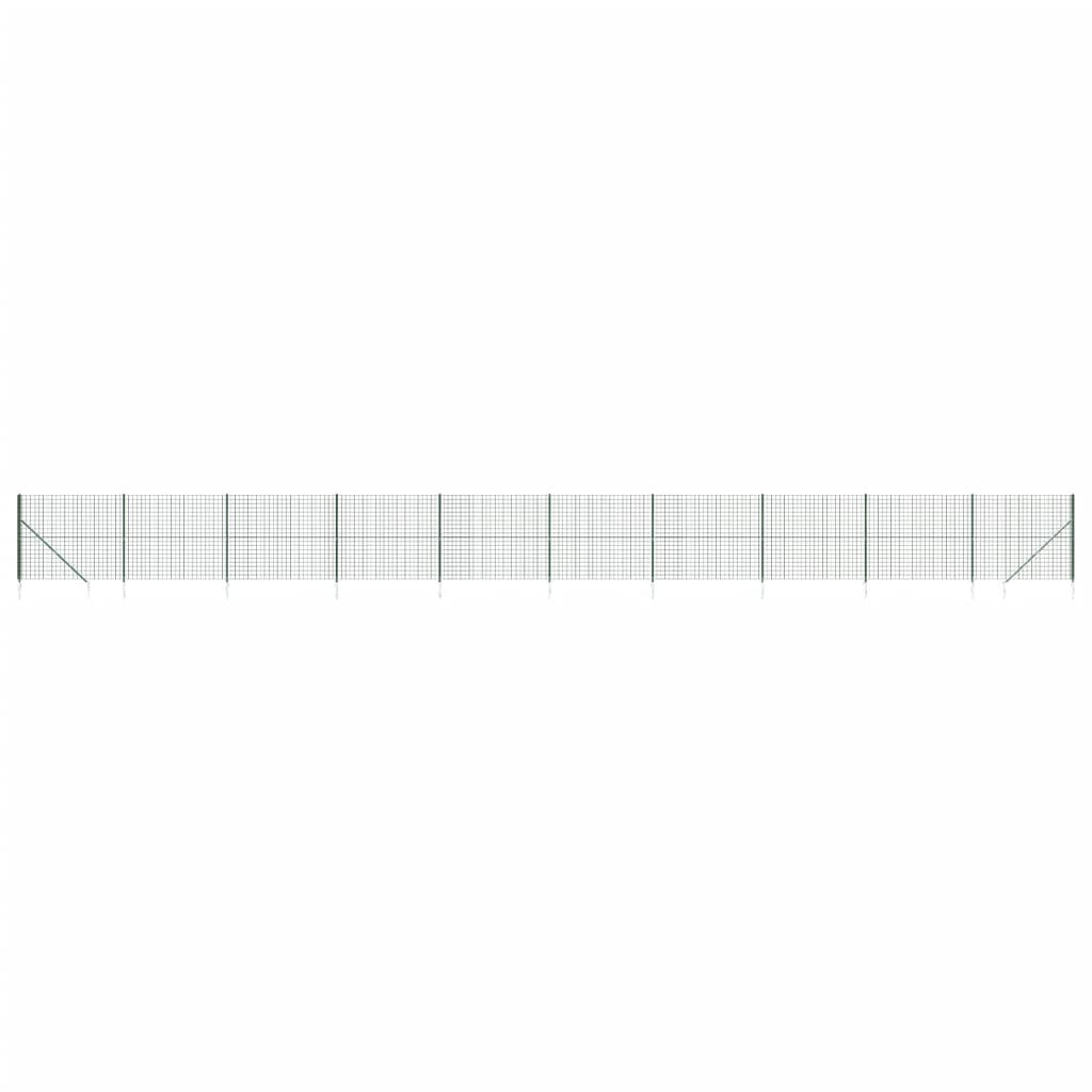 Cerca De Alambre Con Pinchos De Anclaje Verde 2x25 M / Vetonek_2