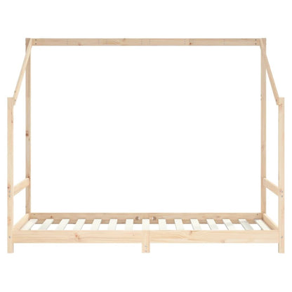 Vidaxl Estructura De Cama Infantil Madera Maciza De Pino 90x190 Cm_3
