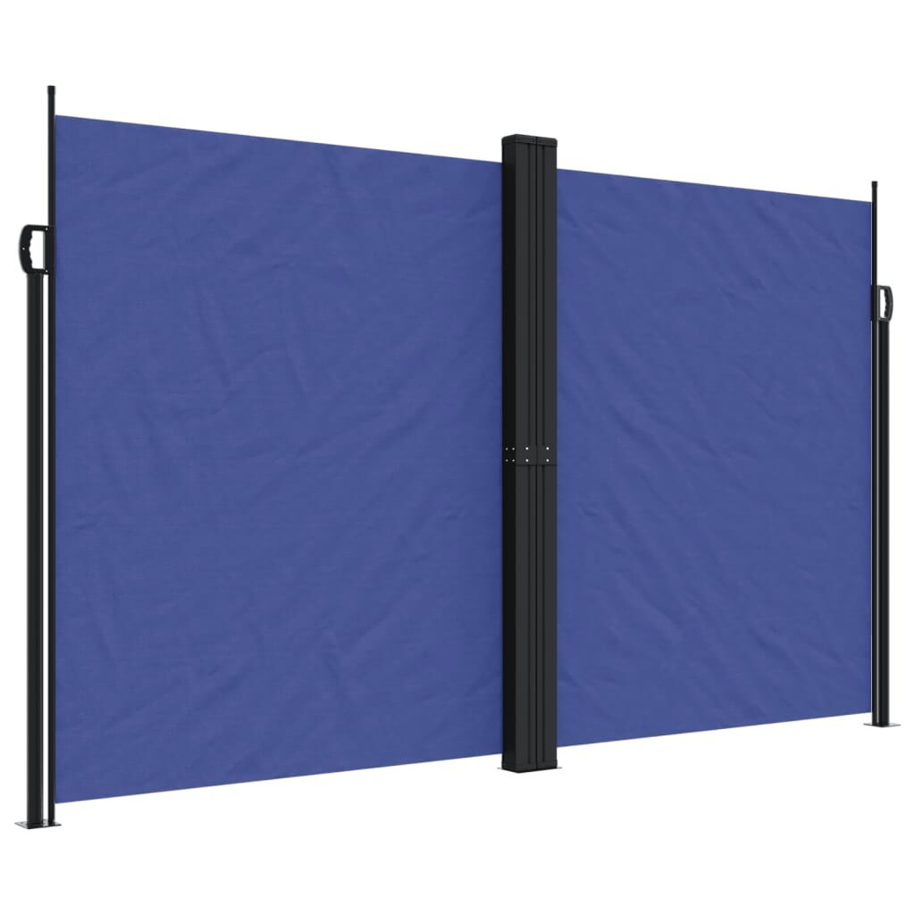 Vidaxl Toldo Lateral Retráctil Azul 200x1000 Cm_0