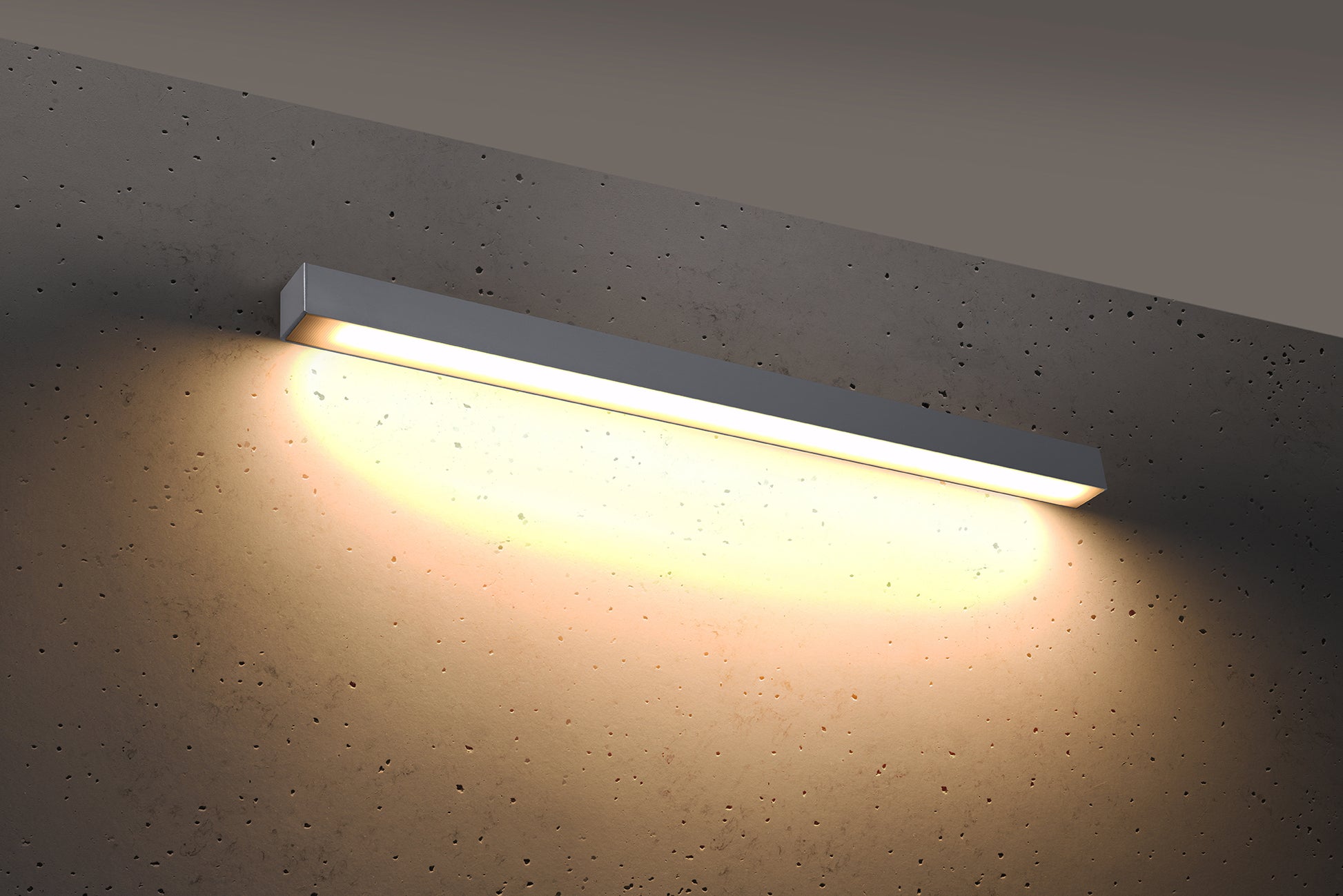 Aplique De Pared Pinne Led 95 Gris, 31w_2