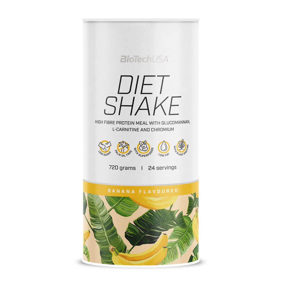 Diet Shake - 720g - Platano - Sustitutos De Comidas - Biotech Usa_0