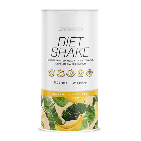 Diet Shake - 720g - Platano - Sustitutos De Comidas - Biotech Usa_0