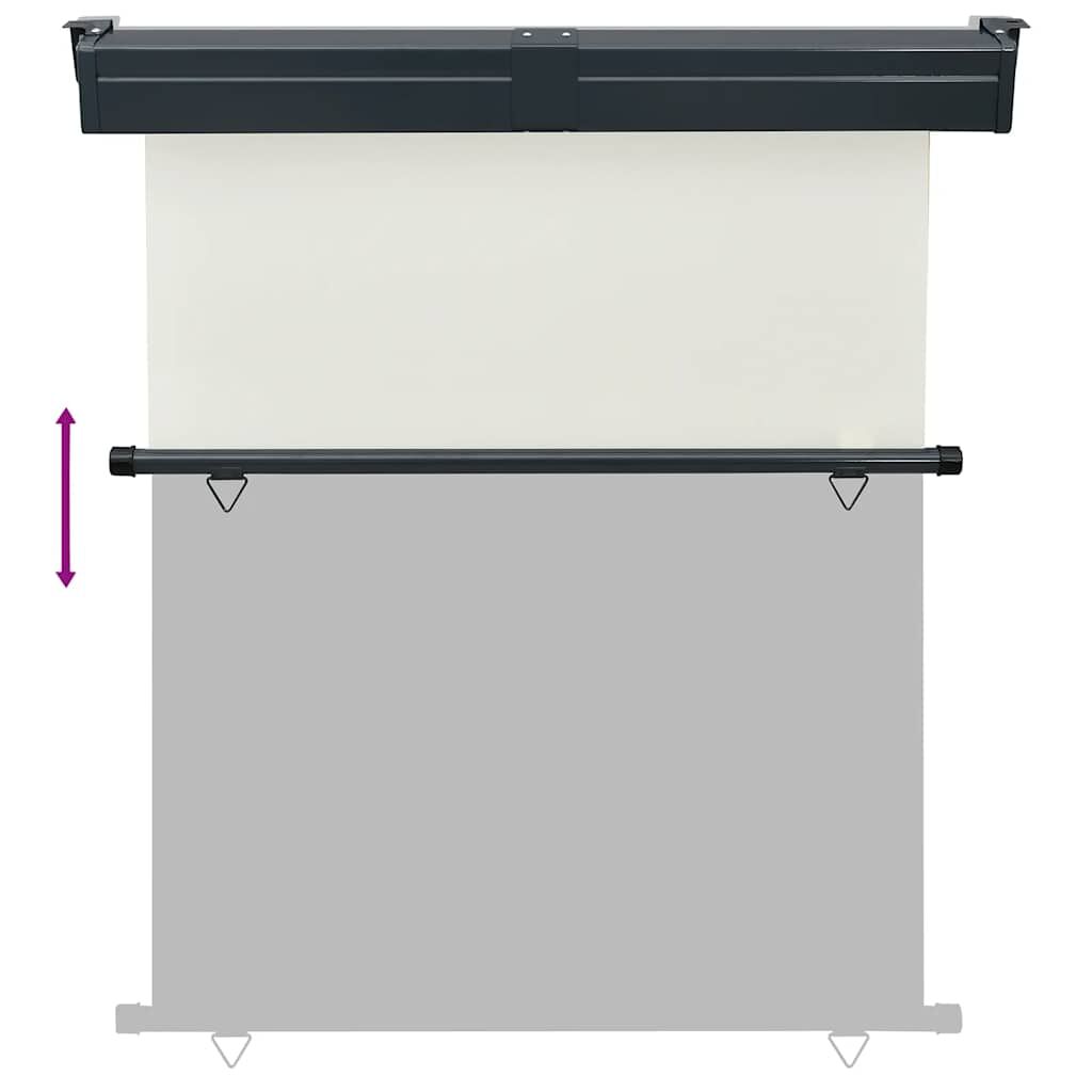 Vidaxl Toldo Lateral De Balcón Color Crema 145x250 Cm_4