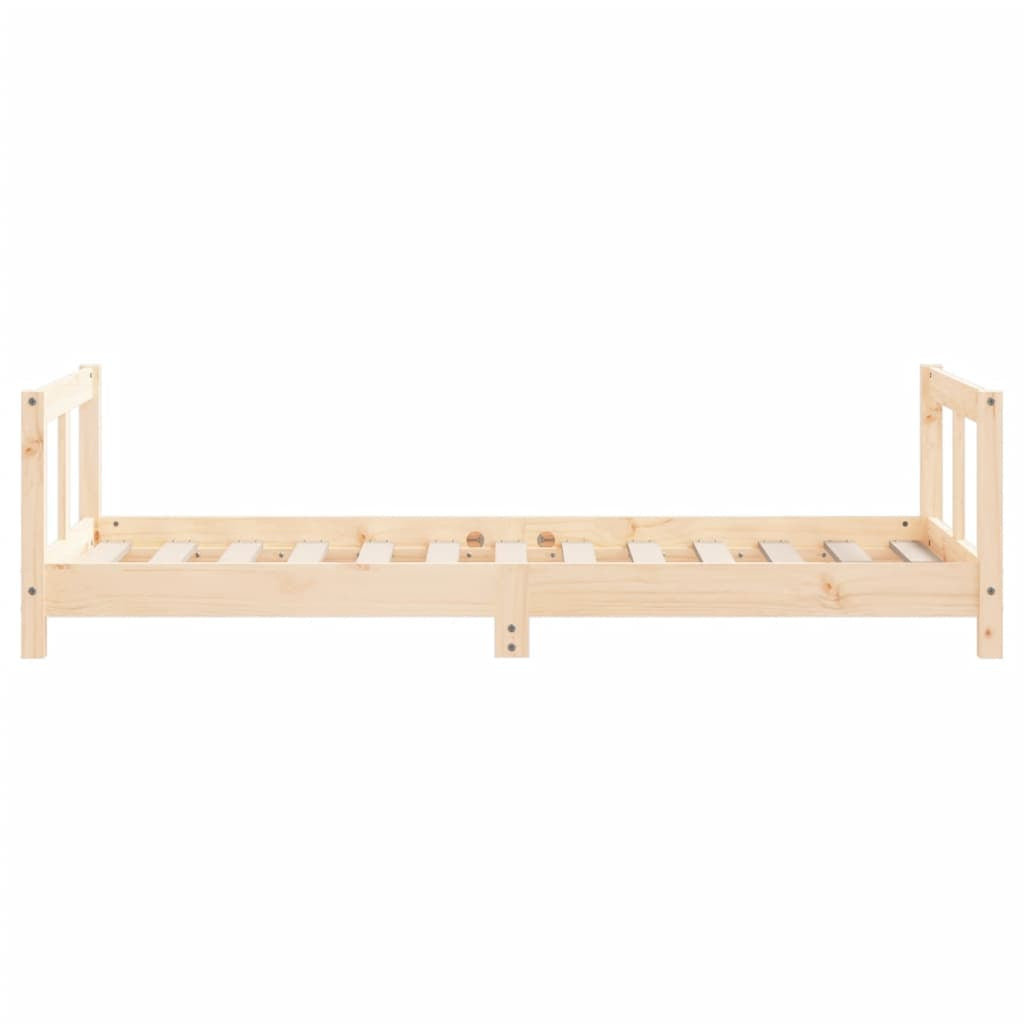 Vidaxl Estructura De Cama Para Niños Madera Maciza De Pino 80x160 Cm_4
