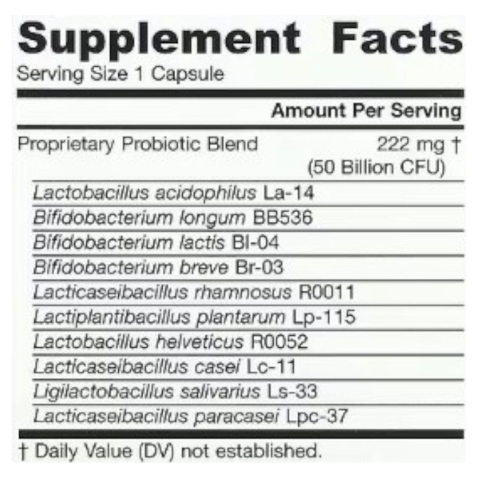 Jarro-dophilus Ultra Gut Rescue 50 Billion Cfu 60 Caps_1