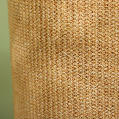 Pawhut Barril Rascador Para Gatos Con 2 Cuevas Y Cubierta De Sisal Ø35x60 Cm_4