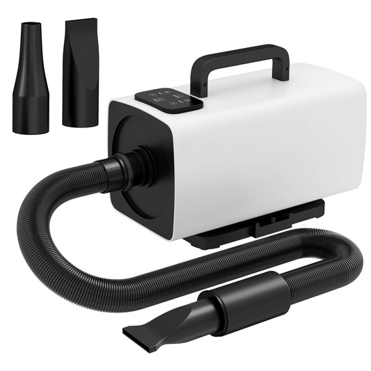 Pawhut Secador De Perros 2200 W Velocidad Y Temperatura Ajustables Blanco_0