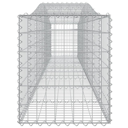 Cestas De Gaviones 10 Uds Forma De Arco Hierro 400x50x60/80 Cm_4