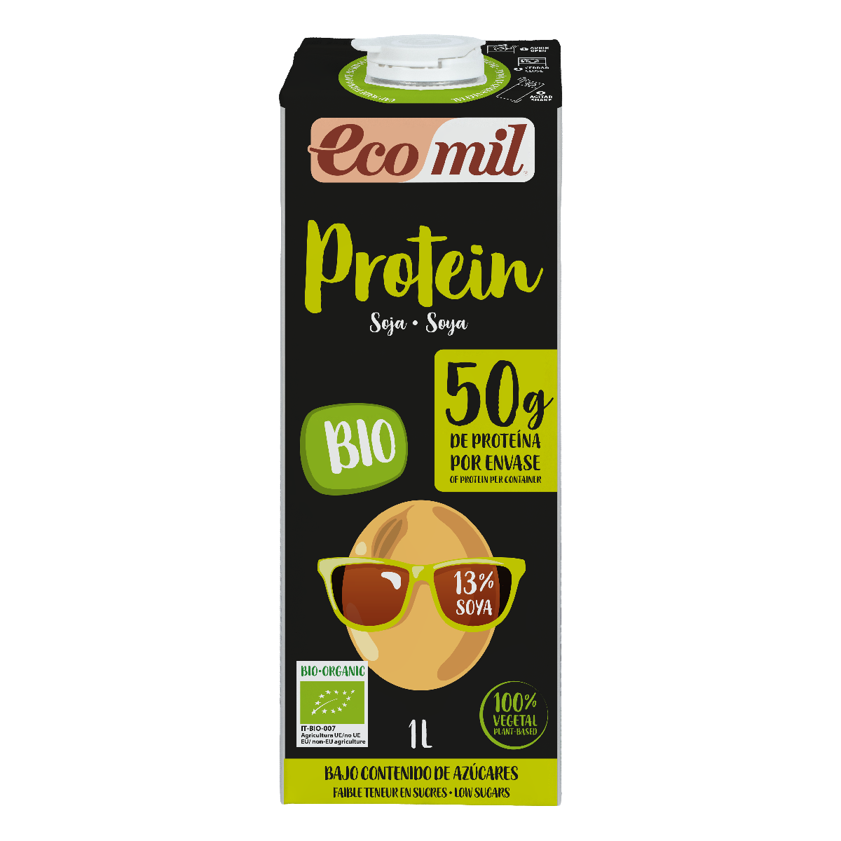 Bebida de Soja Protein BIO Ecomil 1 L