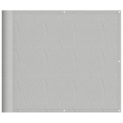 Vidaxl Pantalla De Balcón 100% Poliéster Oxford Gris Claro 90x600 Cm_0