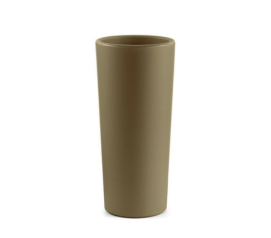Veca Macetero Plástico Redondo Taupe 85 Cm