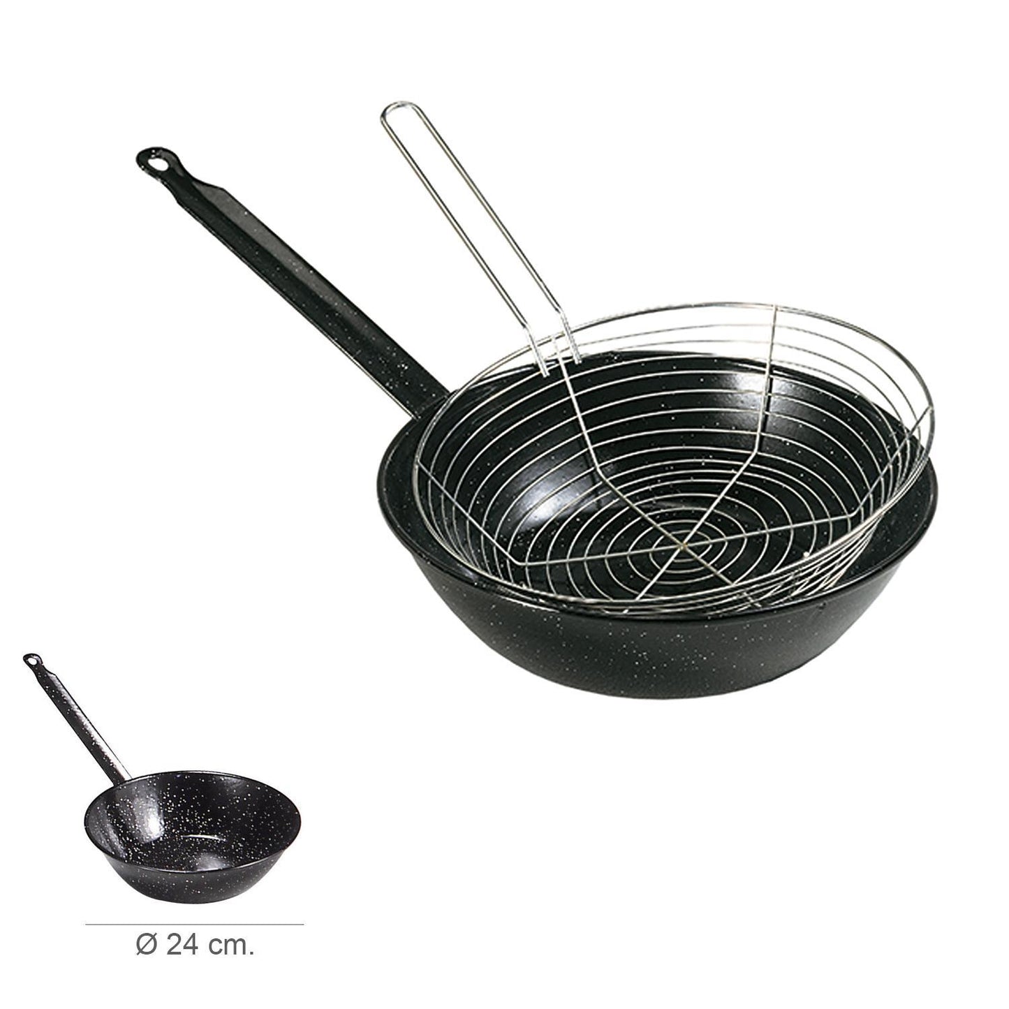 Sarten Esmalte Cestillo 24 Cm