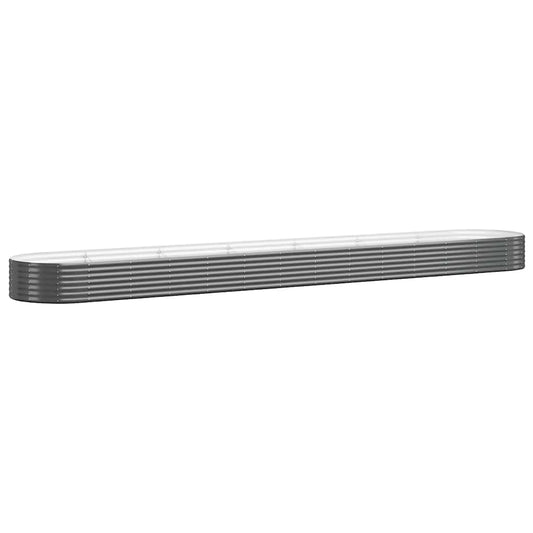Jardinera Arriate Acero Galvanizado Antracita 544x100x36cm_0