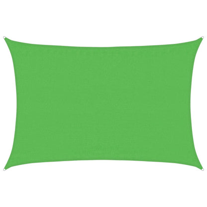 Vidaxl Toldo De Vela Hdpe Verde Claro 160 G/m² 3,5x4,5 M_0