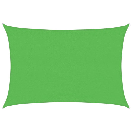 Vidaxl Toldo De Vela Hdpe Verde Claro 160 G/m² 3,5x4,5 M_0