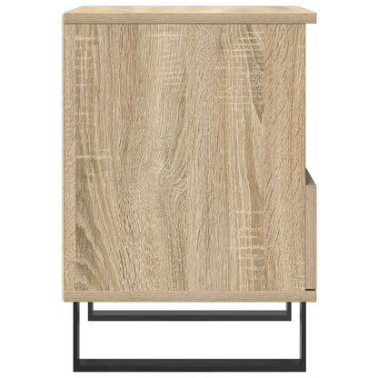Mesita De Noche Madera De Ingeniería Roble Sonoma 40x35x50 Cm_4