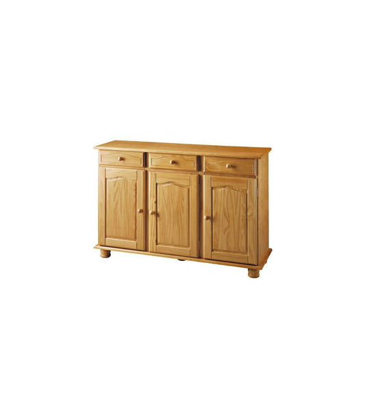 Aparador 3 Puertas Altea En Acabado Madera Maciza De Pino Color Miel 86 Cm(alto)130 Cm(anc_0